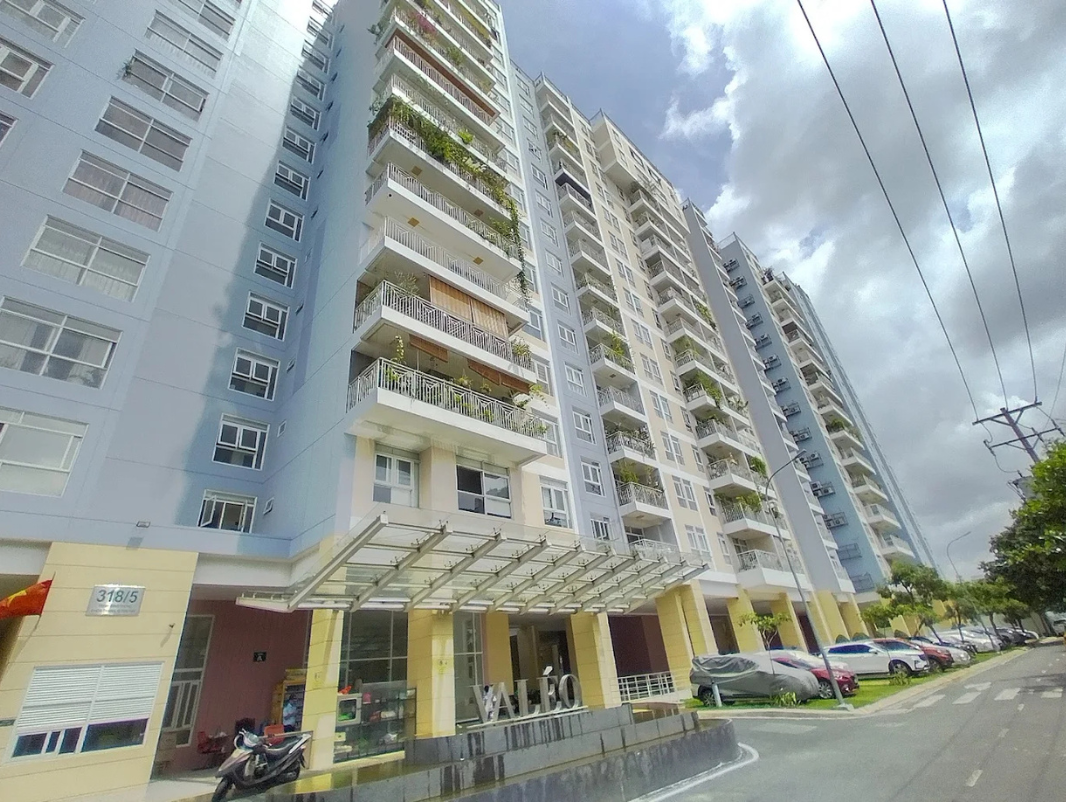 Mặt trước dự &aacute;n Val&eacute;o Đầm Sen T&acirc;n Ph&uacute; (hẻm 318/5) quy m&ocirc; 3 Block, 252 căn hộ chung cư